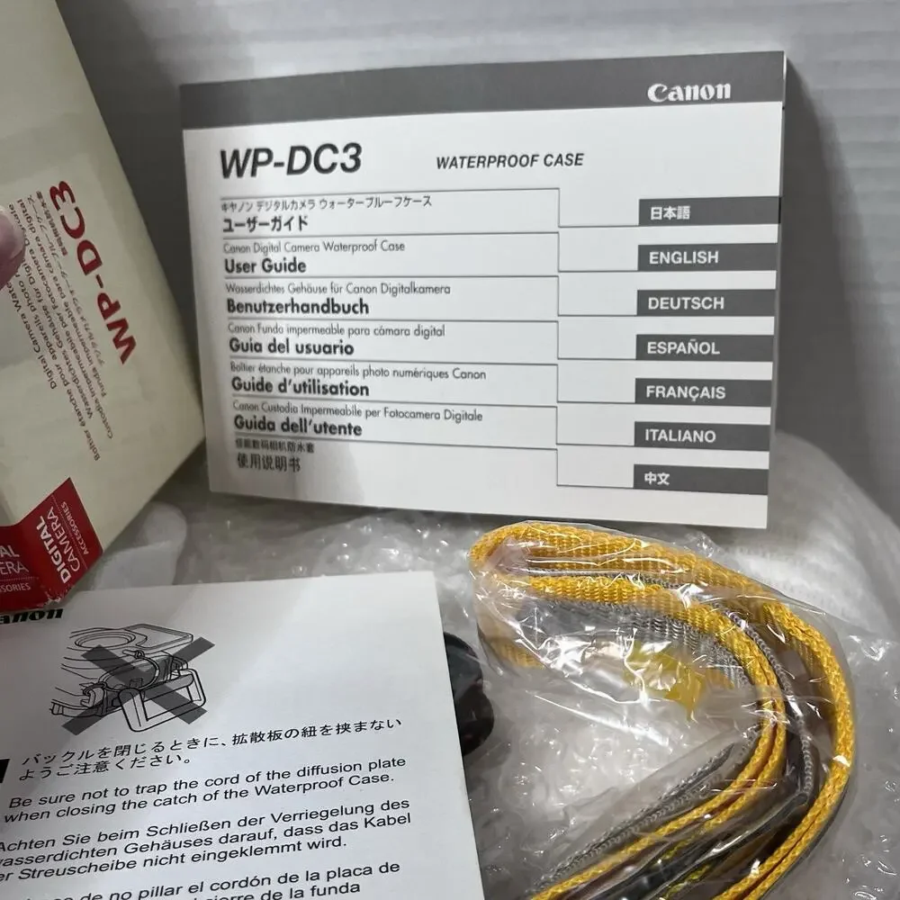 Genuine Canon WP-DC3 Digital Camera WaterProof Case 40M/130ft New In Box